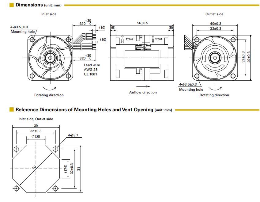 San Ace三洋散热风扇9CRV0412P5J201双重反转风扇4056小风机02