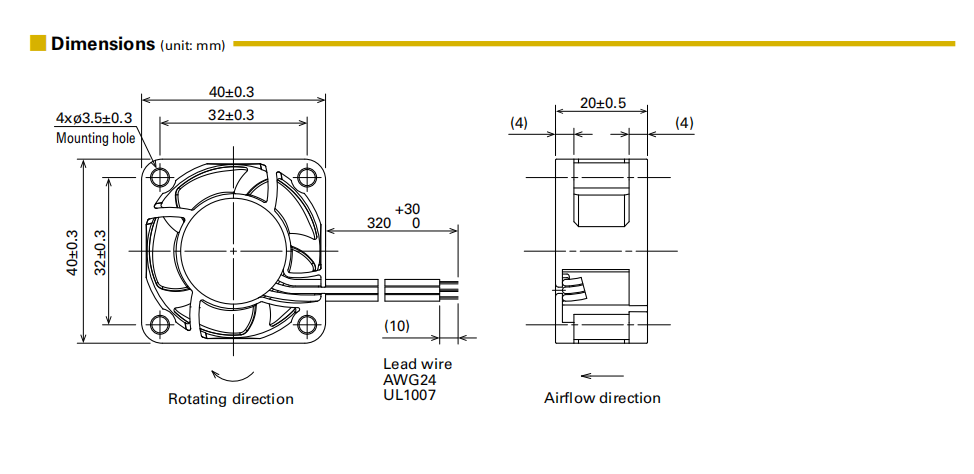 山洋San Ace 40mm直流散热风扇9RA0405H6001|低功耗低噪音DC轴流风机 三洋风扇02
